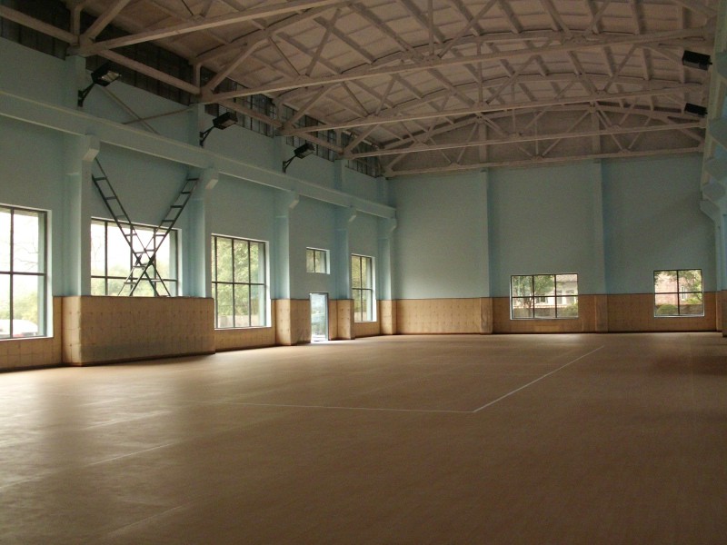合川西南大學(xué)育才學(xué)院PVC室內(nèi)籃球場17