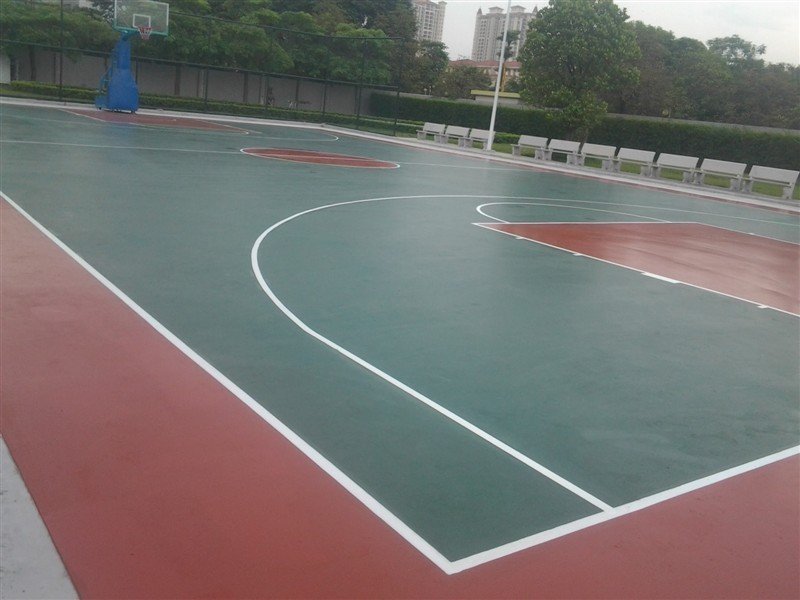 重慶硅PU籃球場
