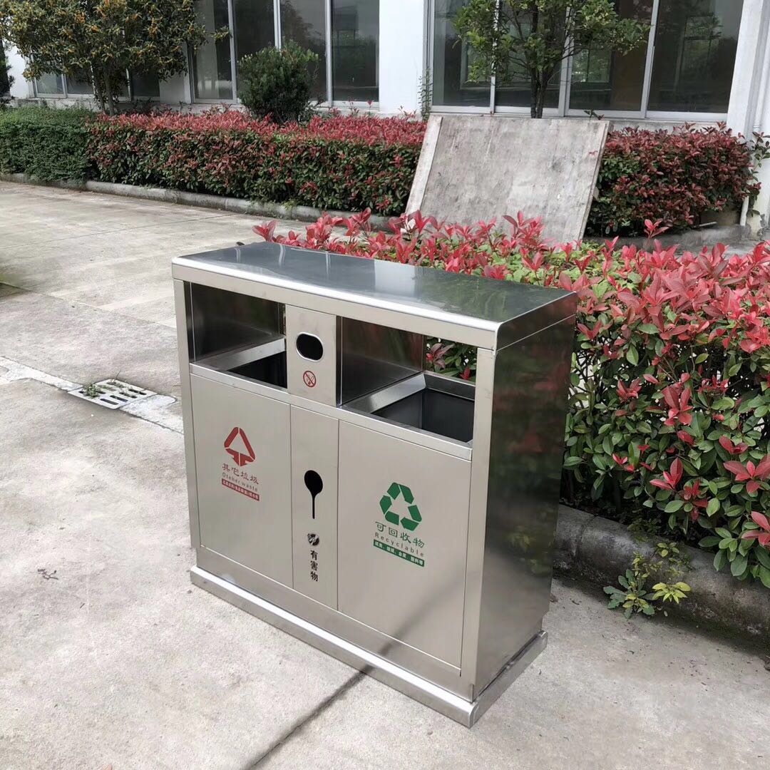 不銹鋼雙桶垃圾桶148
